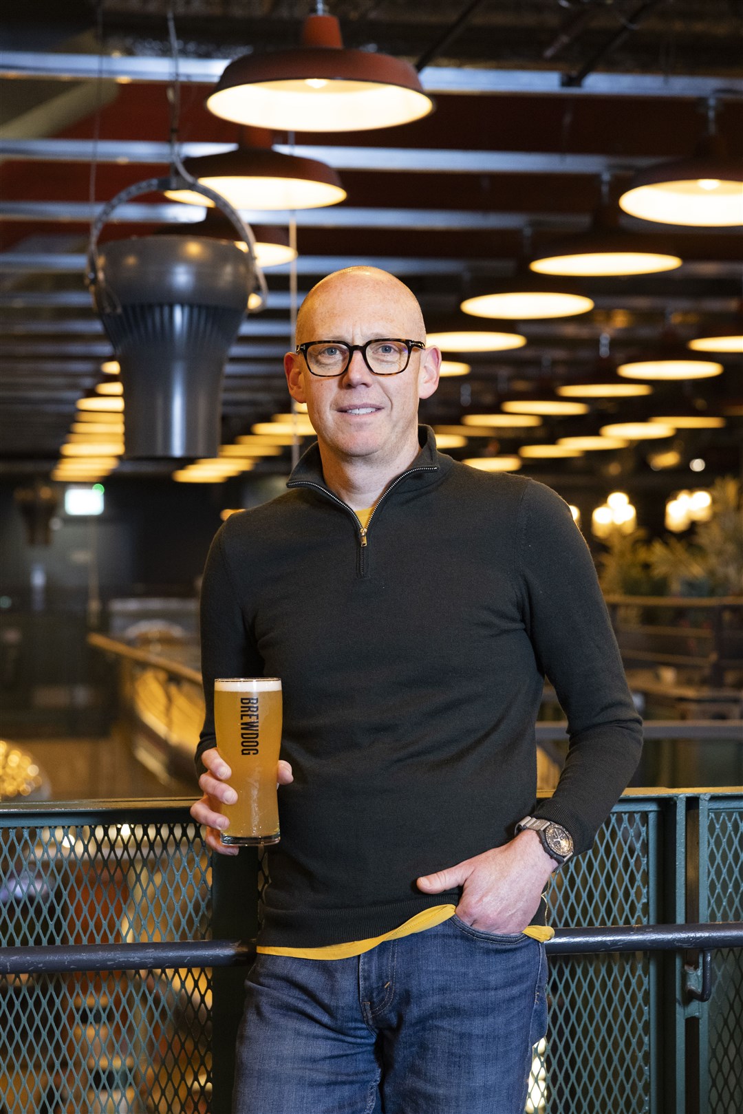 New BrewDog boss James Arrow was hired last year as chief operating officer as part of succession planning (BrewDog/PA)