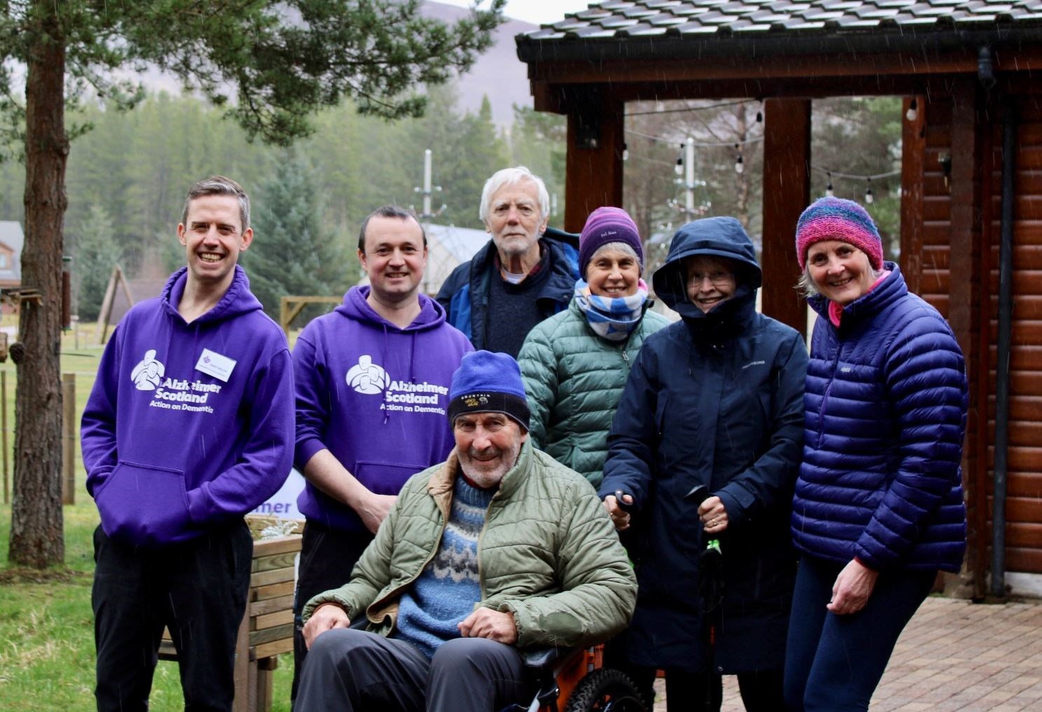 The UK's first ever outdoor dementia centre has been created at Glenmore and is already proving a big success.