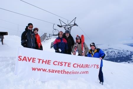 Campaigners spread their message earlier this year at CairnGorm Mountain
