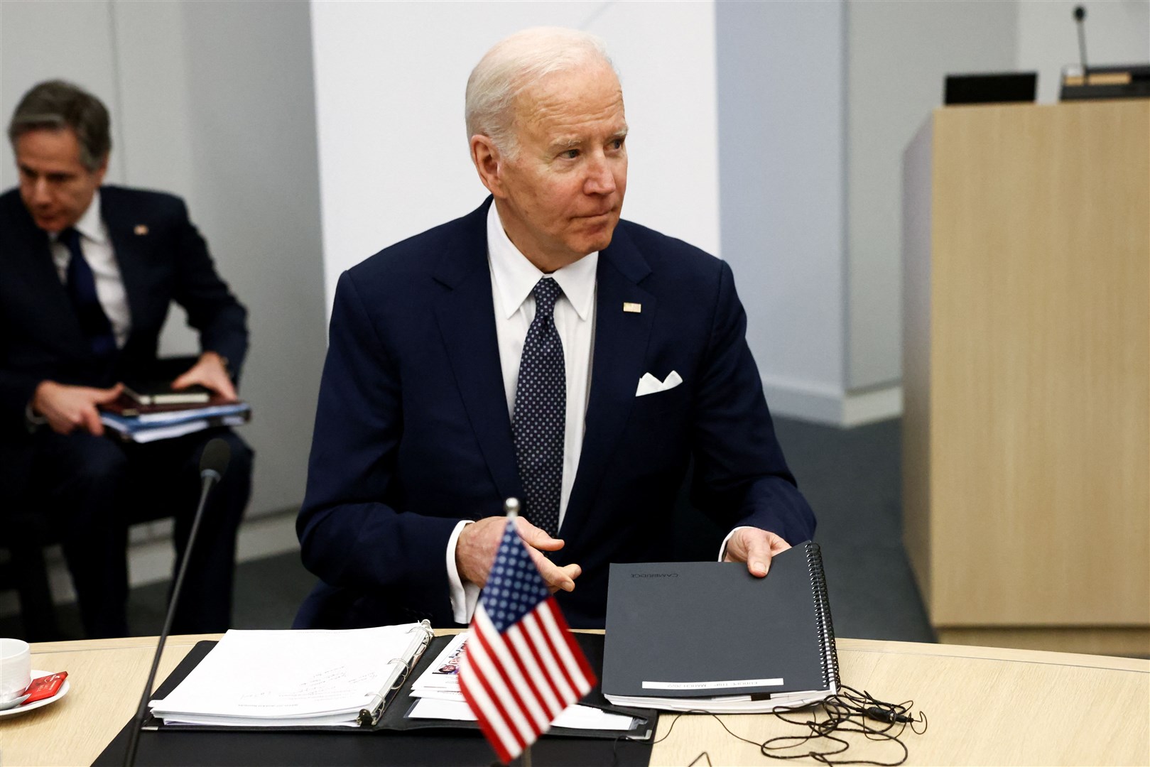 US President Joe Biden ordered objects to be shot down (Henry Nicholls/PA)