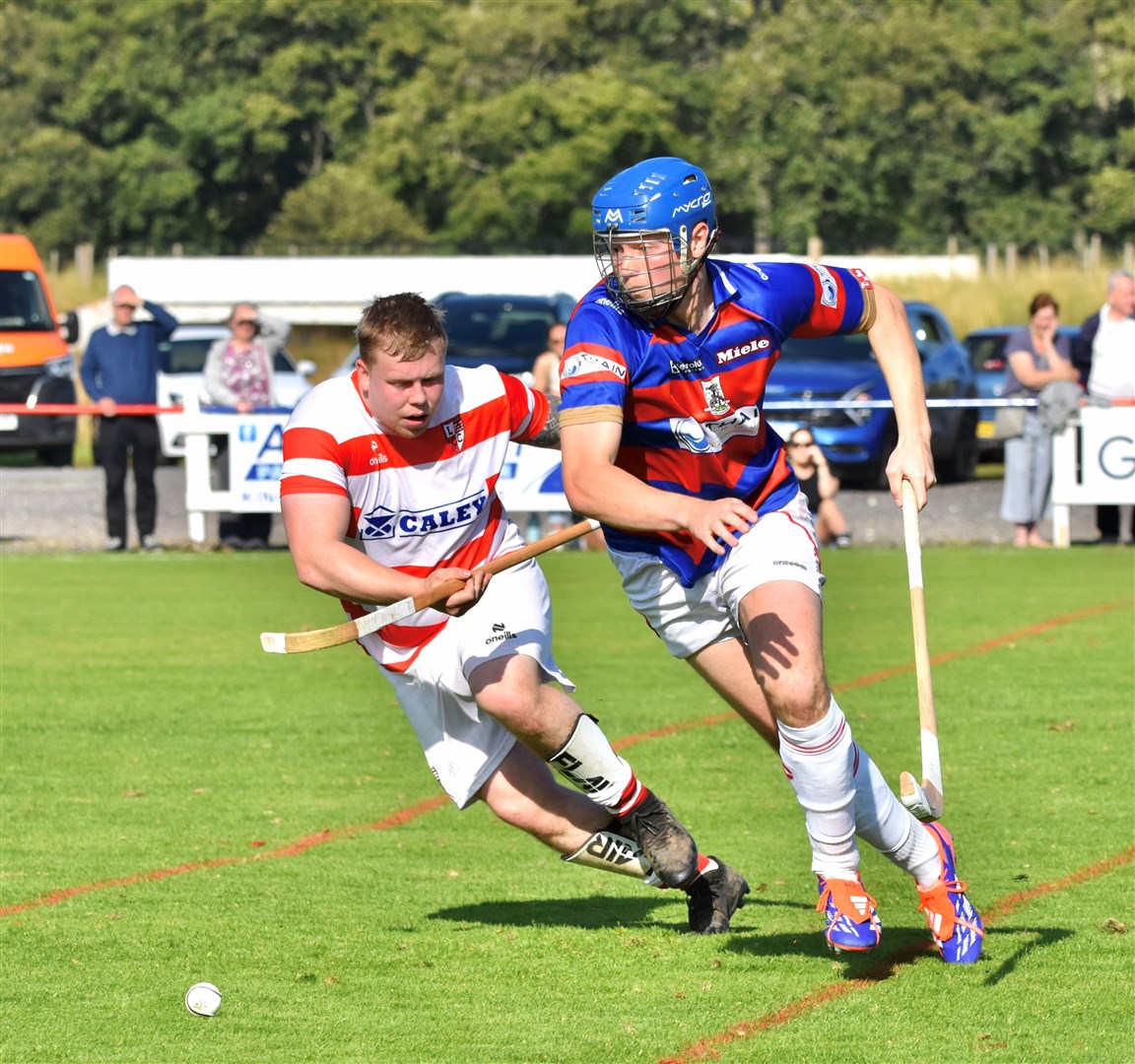 Roddy Young scored twice on his return as a second half sub and in the big win over Lochaber at the Dell on Saturday,. Picture: Fiona Young.