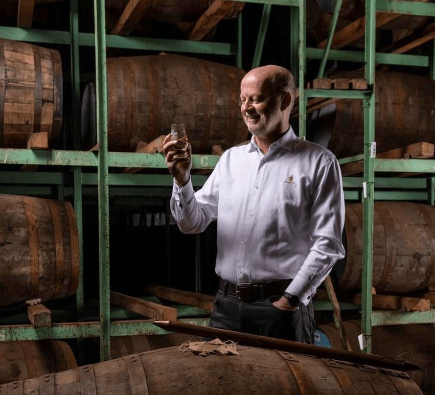 MASTER DISTILLER: Graham Eunson's career spanned 34 years.