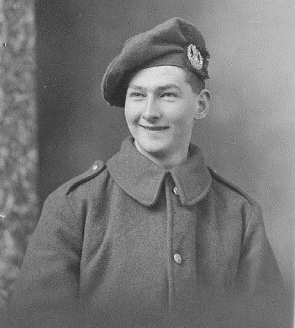 Badenoch soldier Sandy Russell at 19