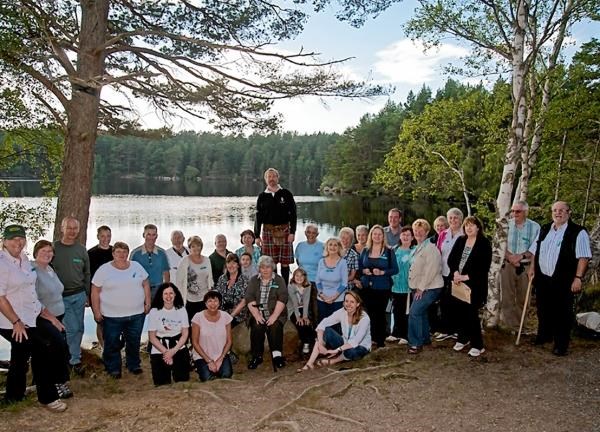 Loch Garten osprey bloggers at their gathering