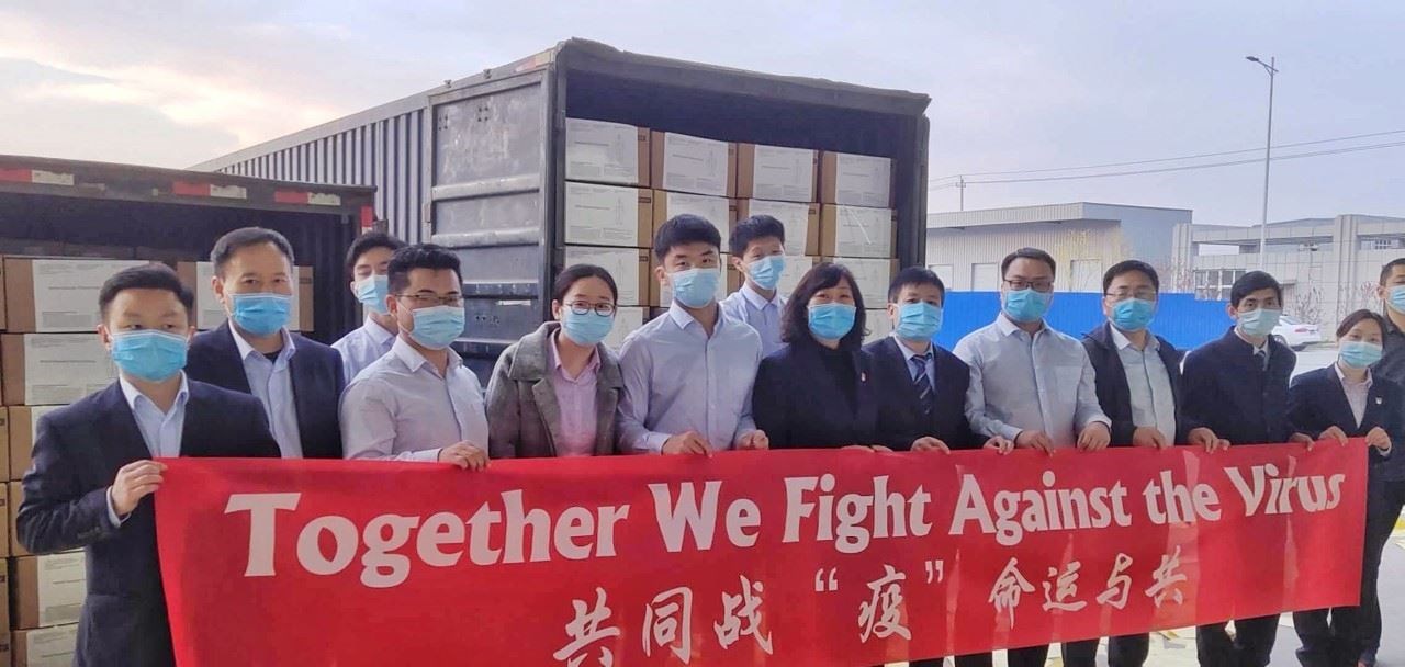Bank of China staff get their message across