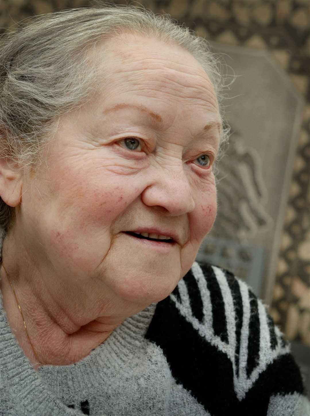 Kathleen Hagler before giving her talk on the Holocaust in Inverness Town House. Picture: Gary Anthony.