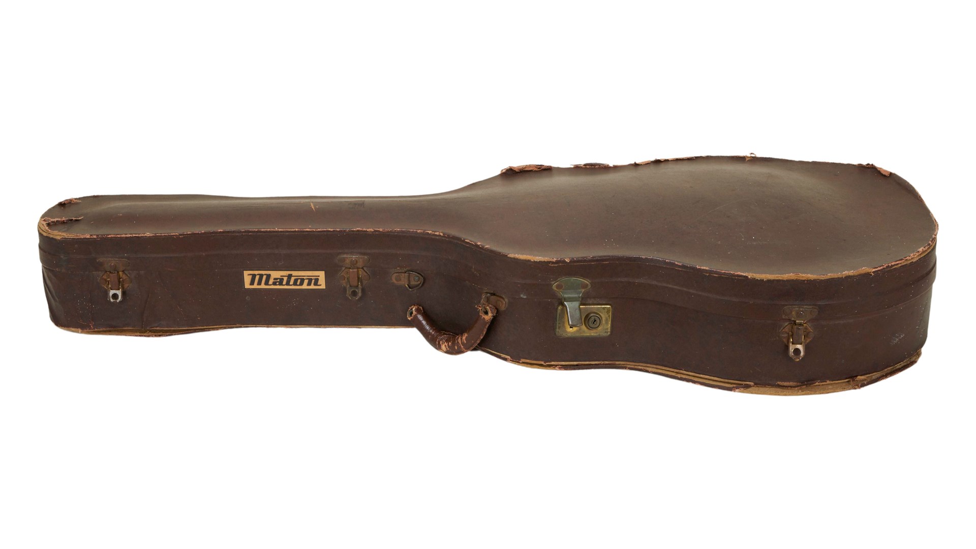 The guitar’s Maton Australian-made case (Julien’s Auctions/PA)