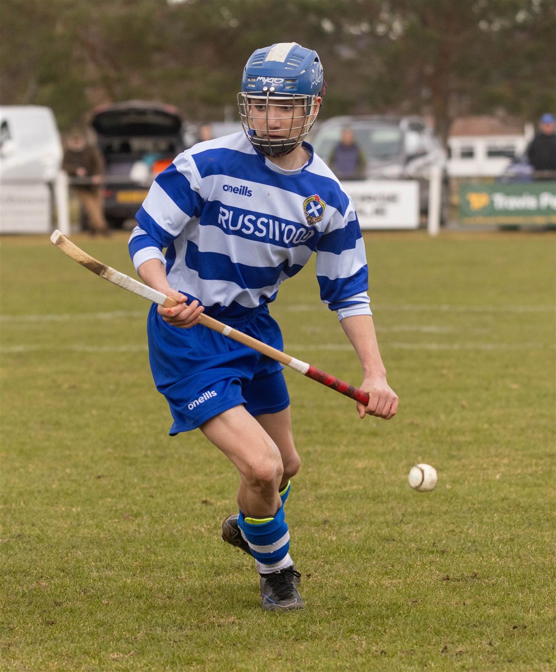 Young shinty starlet Joe Coyle impressed on his first team debut.