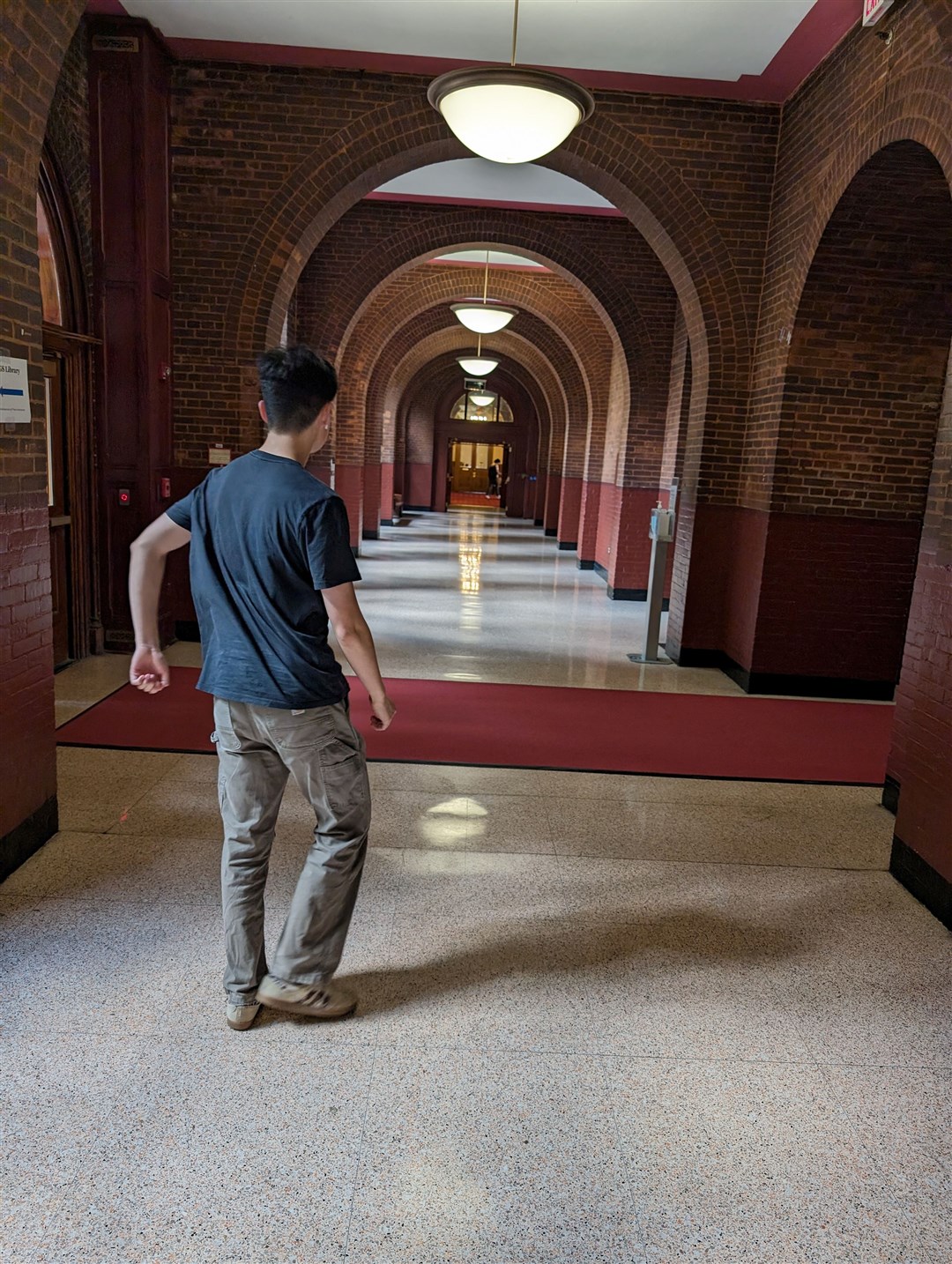 We took the chance to take a look inside one of the county's most famous universities. Picture: Hector Mackenzie
