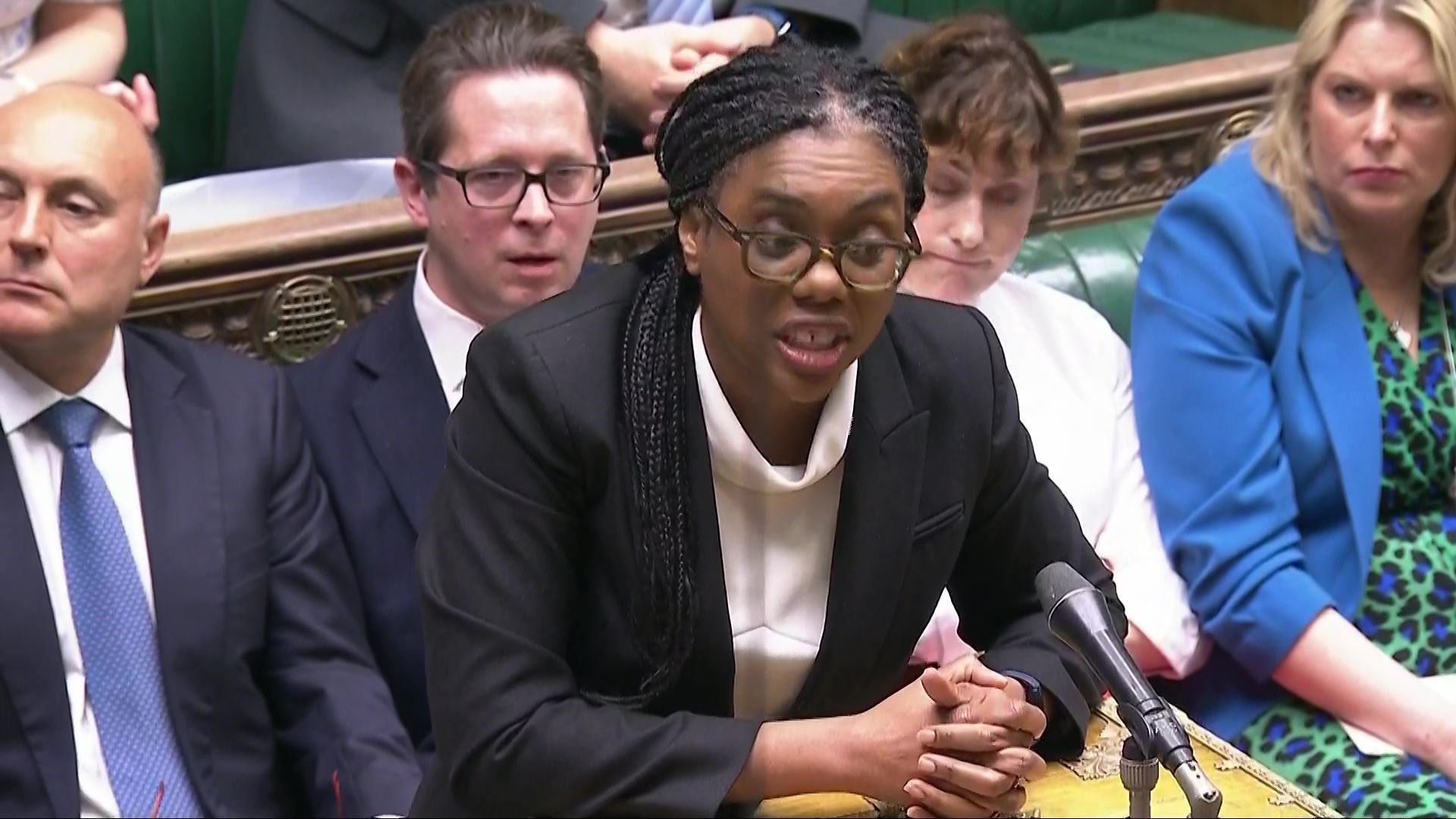 Conservative Party leader Kemi Badenoch accused the Government of being unable to negotiate (House of Commons/UK Parliament/PA)