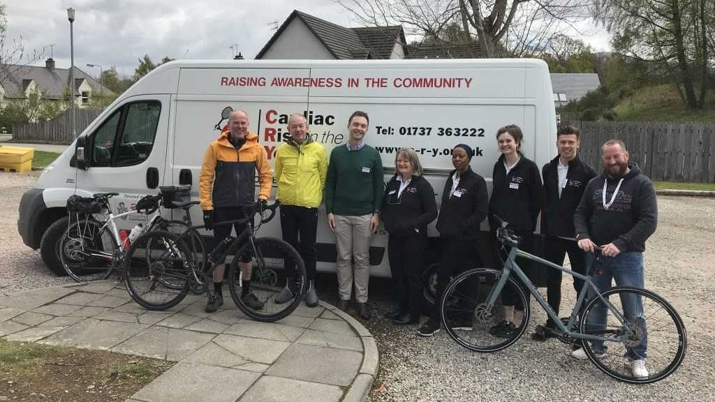 KINCRAIG, 2019: The first mobile CRY screen unit in the strath helped several young people to better health.
