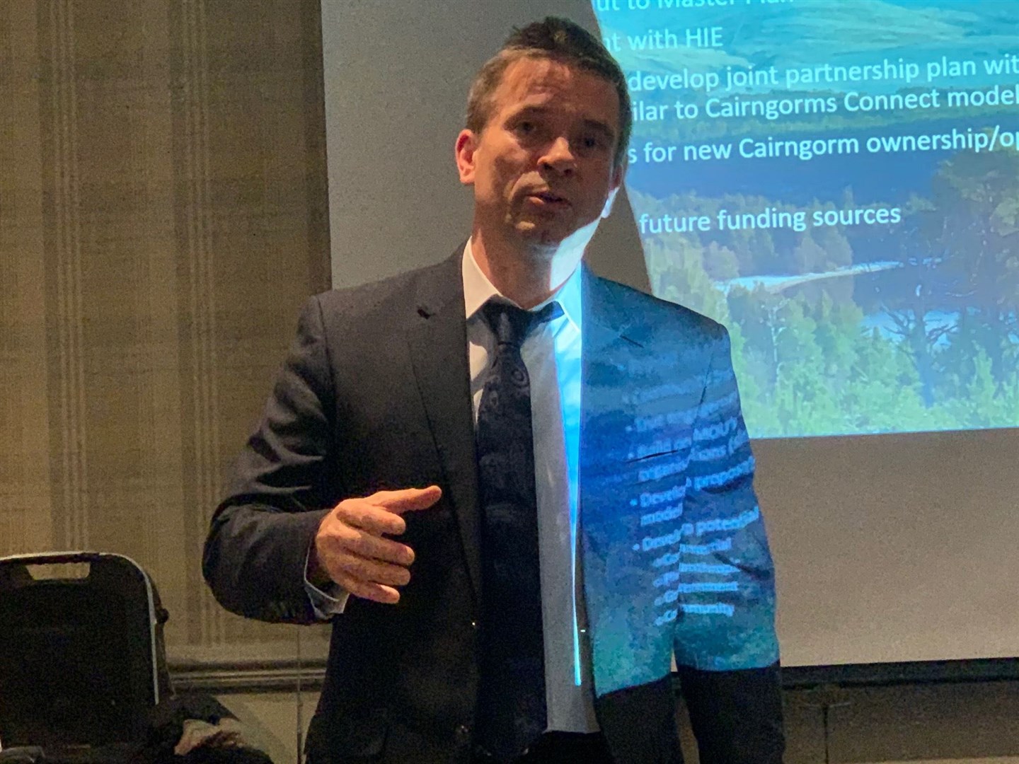 Duncan Swarbrick at the trust's last AGM in November 2019.