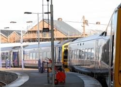 A train leaving Inverness was targeted