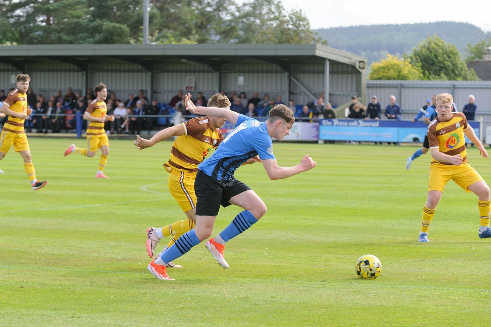 Aaron Nicolson scored the winner on his Buckie Thistle debut. Picture: Stewart Grant.