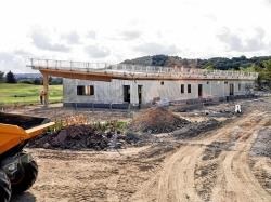 The new clubhouse takes shape at Torvean Golf Club.