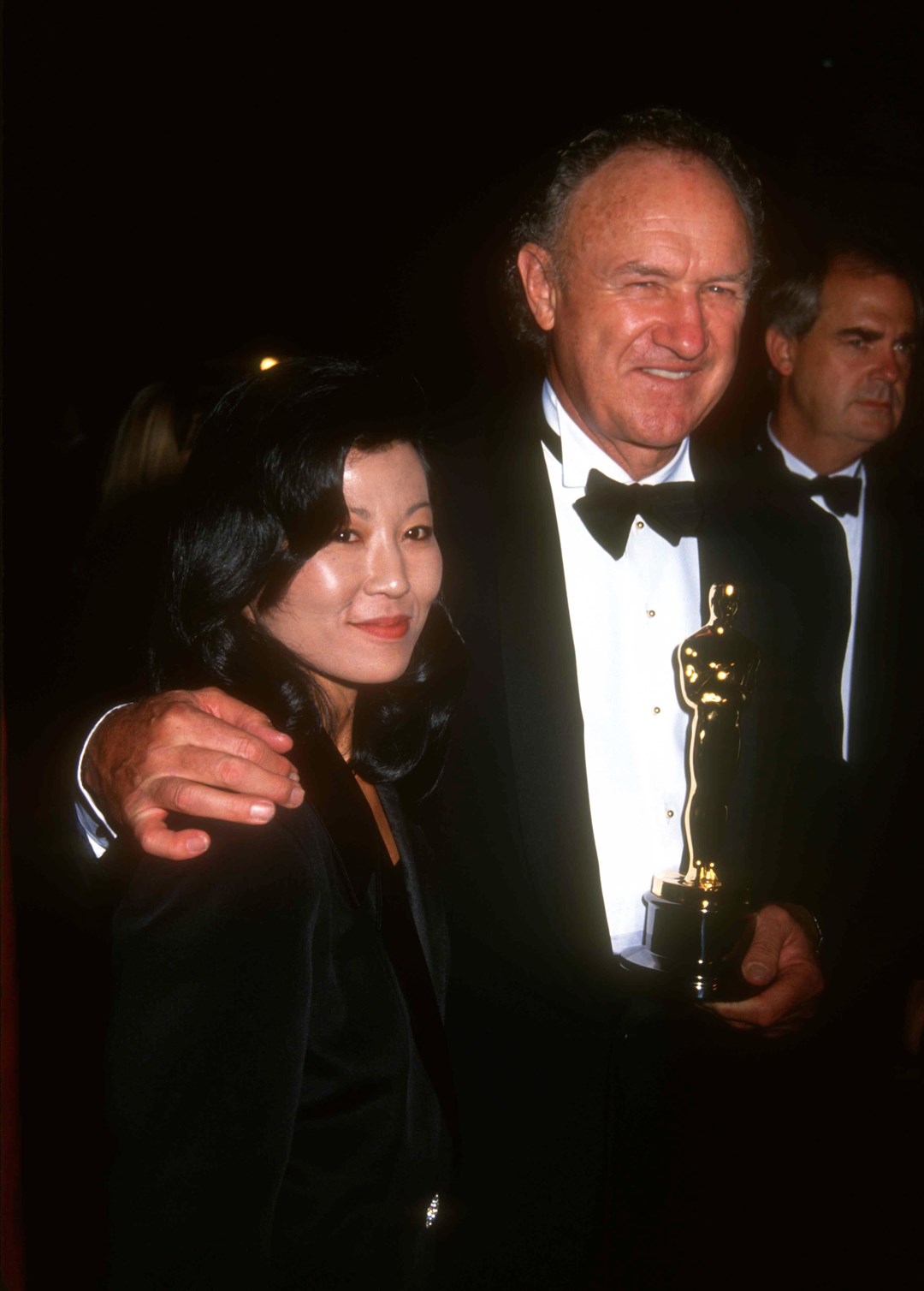 Actor Gene Hackman and wife Betsy Arakawa at the 65th Academy Awards (Alamy/PA)