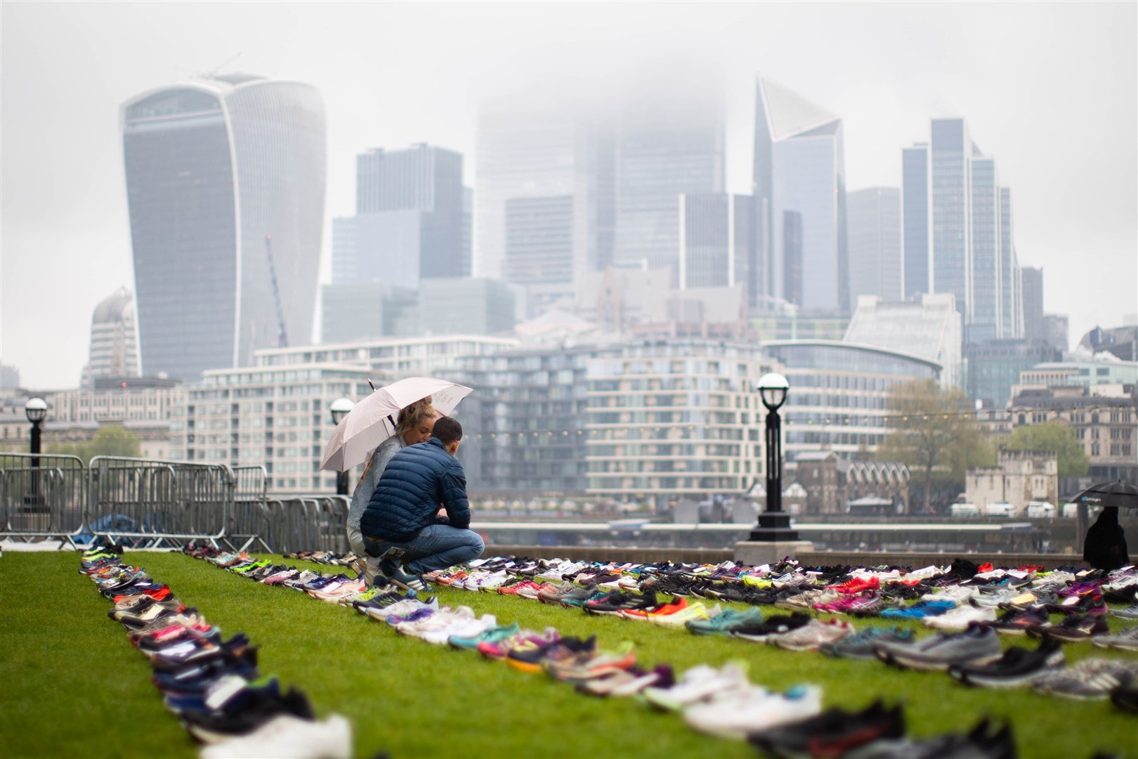 Pancreatic Cancer UK is the charity of the year for the 2025 TCS London Marathon (James Manning/PA)