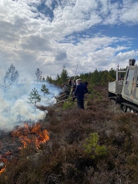 Help was offered to the brigade units