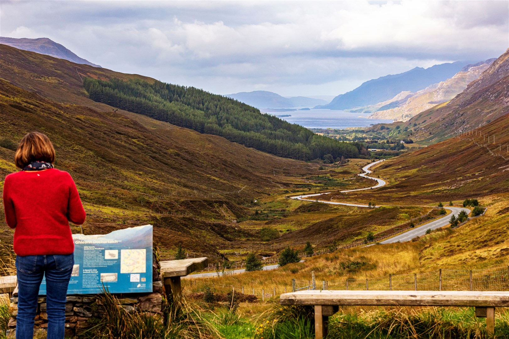 Glen Docherty on the popular route. Picture by: Steven Gourlay Photography Ltd.