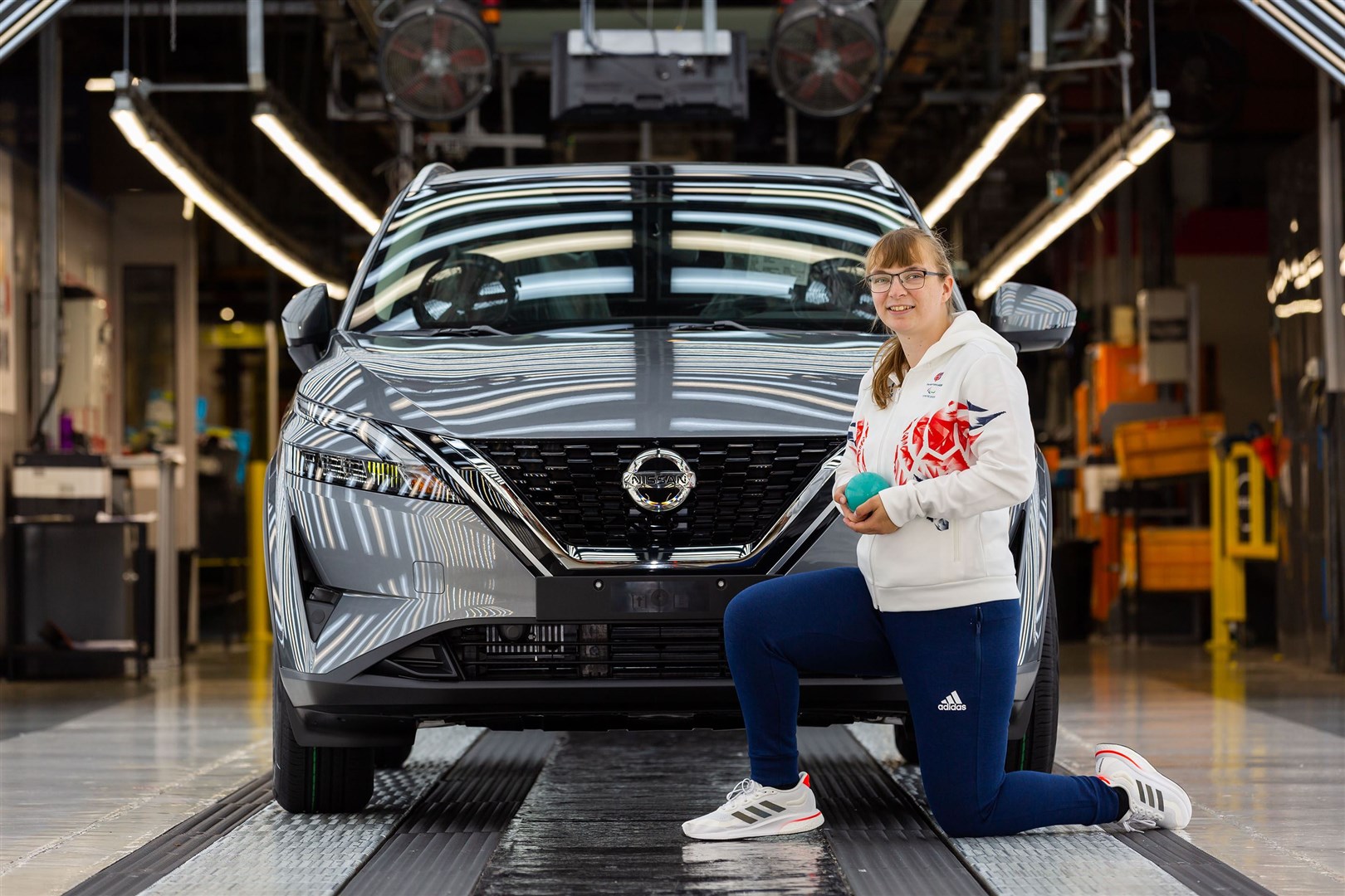 Engineer Anna Nicholson who is competing in the 2020 Paralympic Games in Tokyo (Nissan/PA)