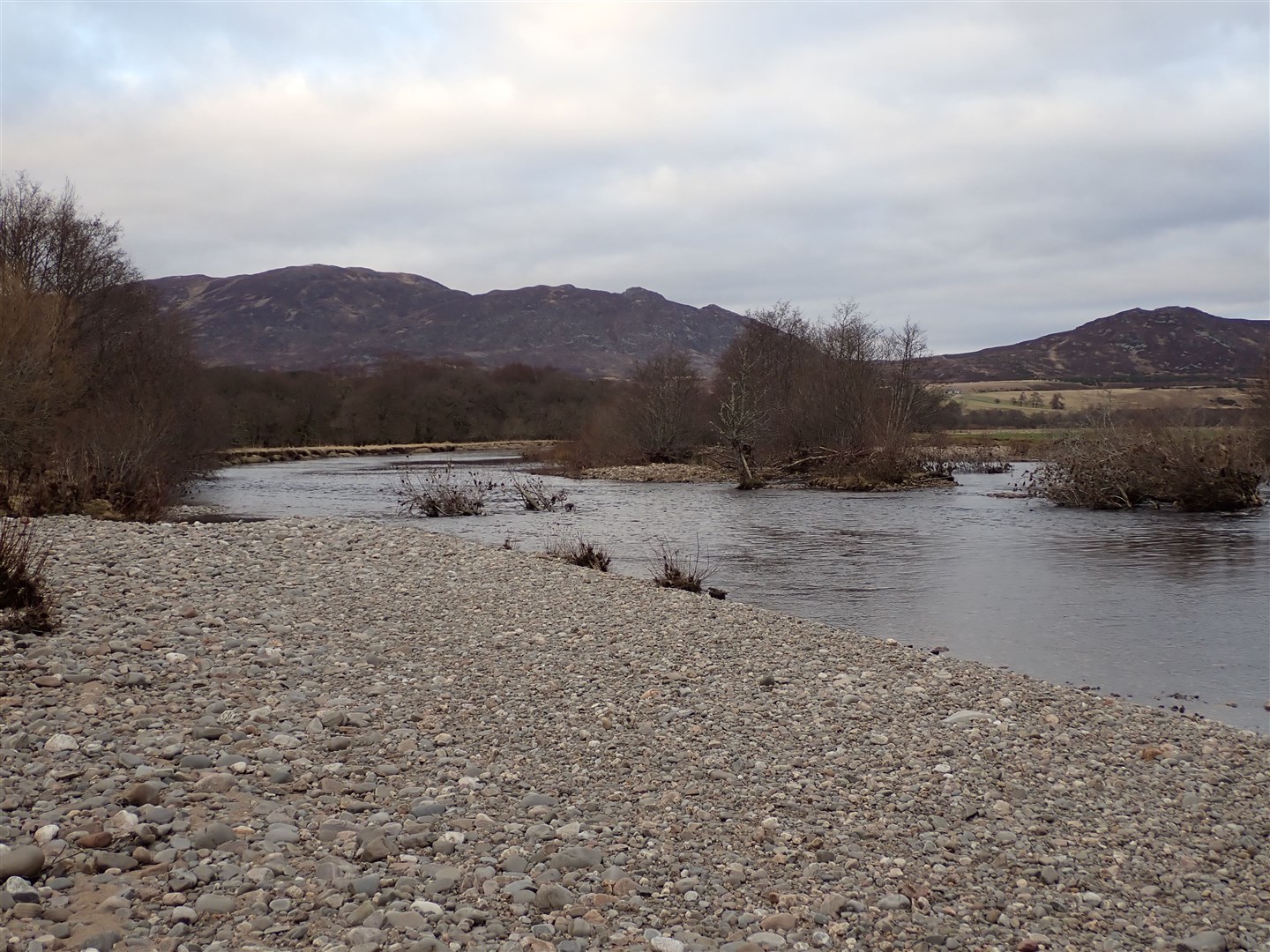 The walk follows the River Spey for the latter section.
