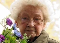 Ishbel Metcalfe with the vase which mysteriously reappeared at her mother’s grave.