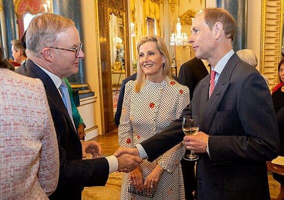 The Duke and Duchess of Edinburgh at a function at Buckingham Palace. Picture: Ian Jones/Wiki Commons.