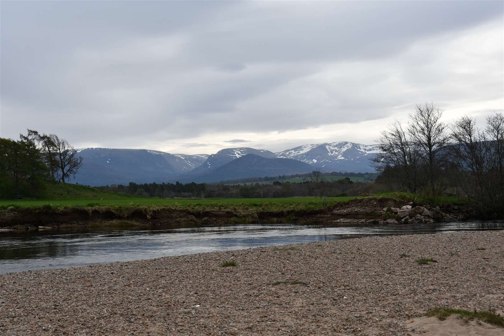 The River Spey by Aviemore.