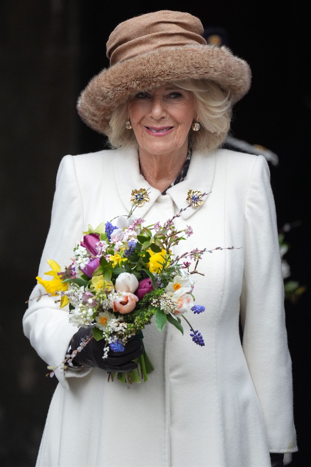 Camilla attended the Royal Maundy service at Worcester Cathedral last year (Jacob King/PA)