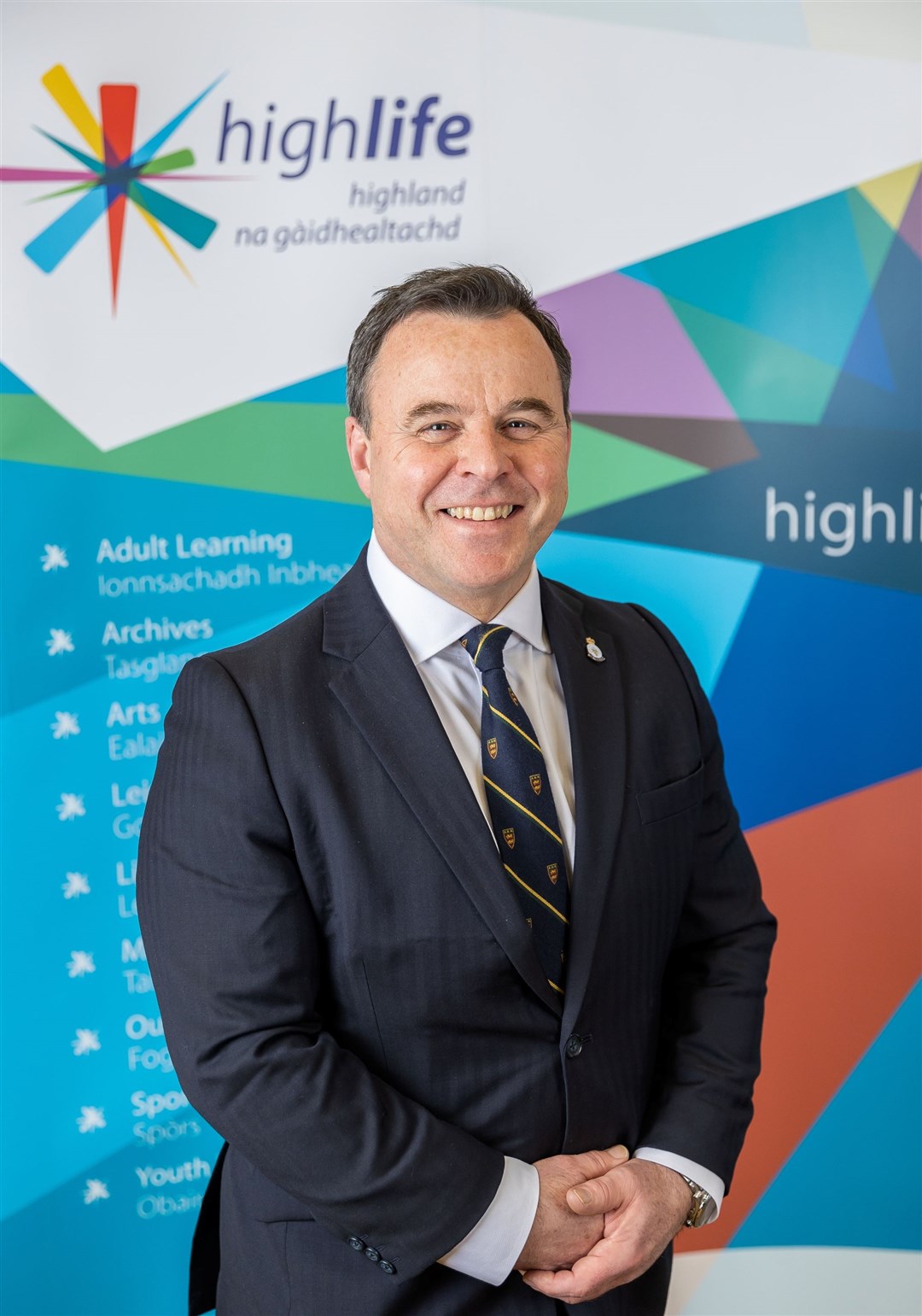 Steve Walsh, chief executive at High Life Highland, sponsor of the community champion award.