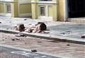 VIDEO + PICTURES: Three arrests after masonry falls onto busy Inverness street