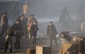 Filming took place on the Portsoy harbour pier on Friday afternoon. ..Peaky Blinders filming in Portsoy 12/02/2021...Picture: Daniel Forsyth..