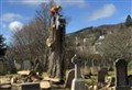 Storm-hit tree expertly removed from Kingussie churchyard