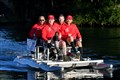 Rugby star and decathlete part of pedalo world record bid team