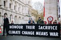 Extinction Rebellion Cenotaph protest ‘profoundly disrespectful’ – PM spokesman