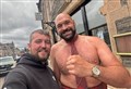 WATCH: Boxing champion Tyson Fury spotted strolling barechested and in kilt along Grantown’s High Street