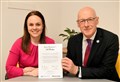 First Minister John Swinney signs A9 Pledge