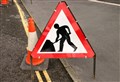 Month long roadworks on A95 near to Ballindalloch