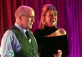 Andy Kent and host Nicky Marr. Picture: James Mackenzie.