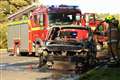 Couple's car bursts into flames on A9 by Kingussie