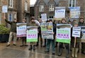 Cairngorm farmers turn out for a second demonstration