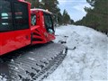 All uphill work, clearing the snow from the Cairngorm Ski Road to reach the resort.