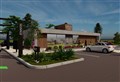 Coffee shop drive-thru plan for city supermarket car park