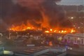 Firefighters from across West Yorkshire tackle huge blaze