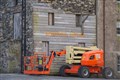 Wooden cladden was added to buildings, with the text 'Enterprise Antoine'.Picture: Daniel Forsyth