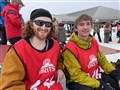 George Bloomfield and Todd O'Brien who took part in both yesterday's slopestyle competition and today's rail jam.
