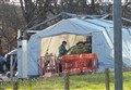 Possible coronavirus checking tent erected at Raigmore Hospital