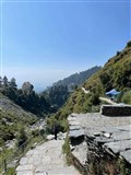 Scenes from day one of the intrepid group's stunning Himalayan adventure. Pictures: Highland Hospice.