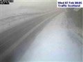 The A9 at Achavanich earlier this morning. Picture: Traffic Scotland.
