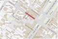 Water main burst shuts off thoroughfare at Grantown’s Square